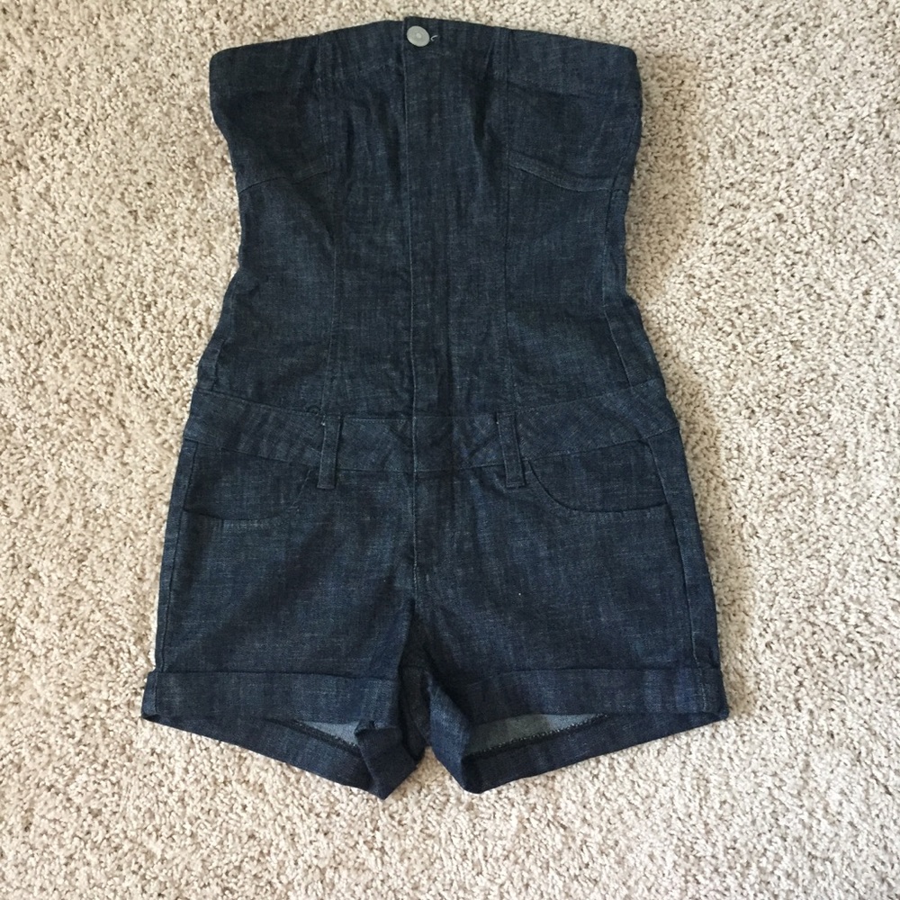 Sneak Peek Denim Romper